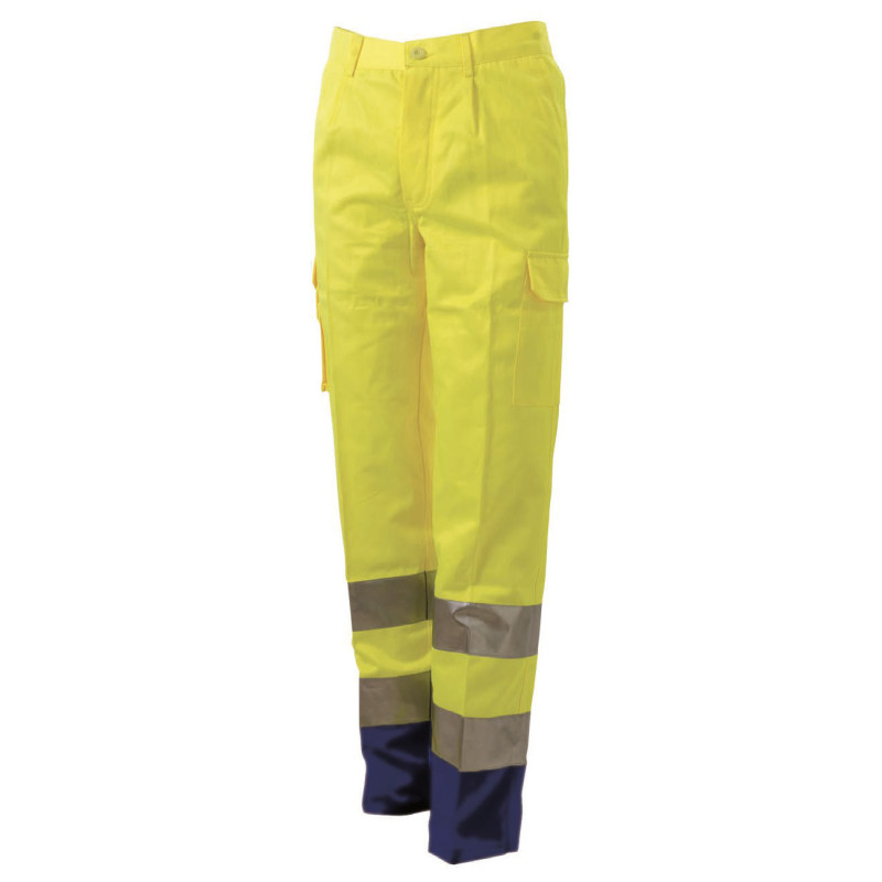 PANTALONE MULTITASCHE AV BICOLORE FUSTAGNO