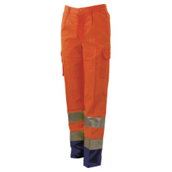 PANTALONE MULTITASCHE AV BICOLORE FUSTAGNO