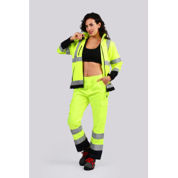 PANTALONE MULTITASCHE AV BICOLORE