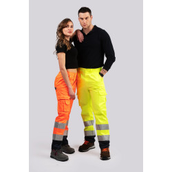 PANTALONE MULTITASCHE AV BICOLORE