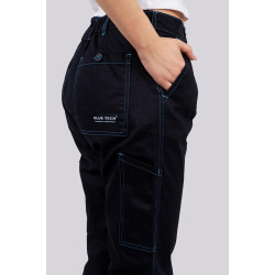 PANTALONE COTONE MASSAUA CON BANDE