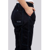 PANTALONE COTONE MASSAUA CON BANDE
