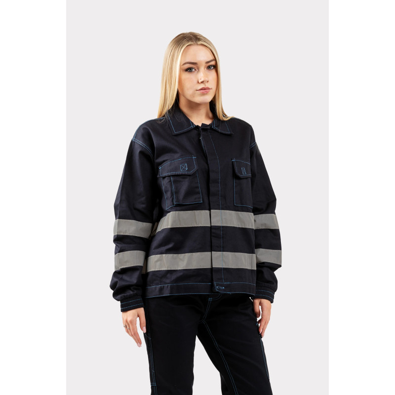 GIUBBINO BASIC COTONE MASSAUA CON BANDE