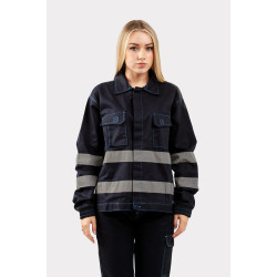 GIUBBINO BASIC COTONE MASSAUA CON BANDE