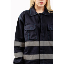 GIUBBINO BASIC COTONE MASSAUA CON BANDE
