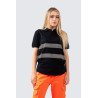 POLO MANICA CORTA BLU CON BANDE